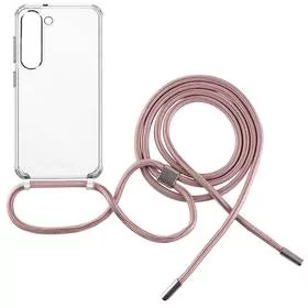Fixed Obudowa Pure Neck s Samsung Galaxy S23 FIXPUN-1040-PI przezroczysty - Etui i futerały do telefonów - miniaturka - grafika 1