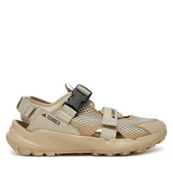 Sandały damskie - Sandały adidas TERREX Hydroterra JI1030 Beżowy - miniaturka - grafika 1