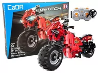 Klocki - Import LEANToys Zestaw klocków CADA Motocykl Zdalnie Sterowany 2.4G 484 elementy 9209 - miniaturka - grafika 1