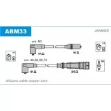 Układ zapłonowy - akcesoria - JANMOR Zestaw przewodów zapłonowych ABM33 - miniaturka - grafika 1