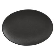Tace i patery - Czarny ceramiczny talerz Maxwell & Williams Caviar, 35x25 cm - miniaturka - grafika 1
