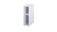 Szafki łazienkowe - Elita Look moduł meblowy DUO do szafek kolor biały 20 cm 167101 - miniaturka - grafika 1