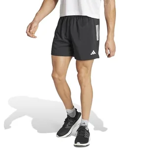 adidas Męskie szorty Own The Run, L 12,7 cm czarne - Spodenki damskie - miniaturka - grafika 1