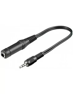 Wentronic AUDIO/wideo przewód (3,5 mm Stereo wtyk 6,35 MM Stereo Kupplung) 0,2 m 4040849504709 - Złącza, przejściówki, adaptery - miniaturka - grafika 2