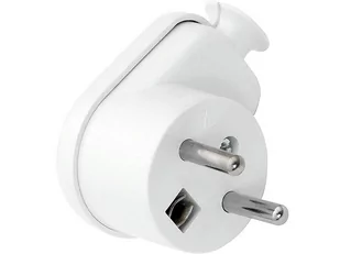 Wtyczka WT-16 kątowa biała - Wtyczki i adaptery - miniaturka - grafika 1