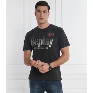 Koszulki męskie - Replay T-shirt | Regular Fit - grafika 1