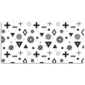 Podkładki na biurko - Podkładka na biurko Geometryczne wzory 120x60 cm, Dywanomat - miniaturka - grafika 1
