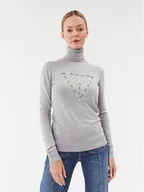 Swetry damskie - Guess Golf W3BR23 Z2NQ2 Szary Regular Fit - miniaturka - grafika 1