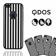 Etui i futerały do telefonów - QDOS QD-75100-CAM Custom Buttons Cameo etui ochronne do Apple iPhone 5/5S czarny/biały QD-75100-CAM - miniaturka - grafika 1