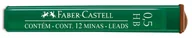 Ołówki - Faber-Castell Wkład grafitowy FABER-CASTELL 0,5mm HB AB624FBC - miniaturka - grafika 1