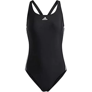 Stroje kąpielowe - Adidas SH3.RO 3S Swimsuit Women, black/white DE 44 |L 2021 Stroje kąpielowe GM3881-44 - grafika 1