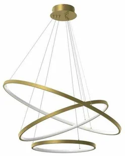 Designerska lampa wisząca ROTONDA GOLD 93W LED Złota - Lampy sufitowe - miniaturka - grafika 1