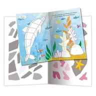 Zabawki interaktywne dla dzieci - AUZOU Auzou - Auzou Zeszyt z Naklejkami Mozaika Zwierzęta Świata 58431 - miniaturka - grafika 1