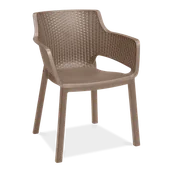 Fotele i krzesła ogrodowe - Krzesło ogrodowe EVA Cappuccino - KETER - miniaturka - grafika 1