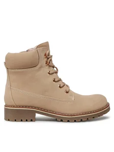 Jenny Fairy Trapery WS722-28G Biały - Botki damskie - miniaturka - grafika 1