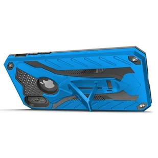 Zizo Static Cover Pancerne etui iPhone X z podstawką (Blue/Black) - Etui i futerały do telefonów - miniaturka - grafika 3