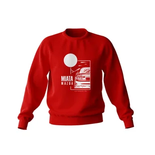 Bluza Mazda Miata z dachem czerwona-S - Odzież do sportów motorowych - miniaturka - grafika 1