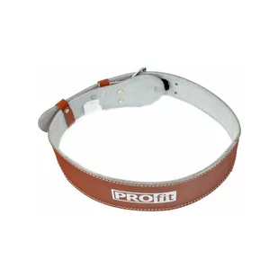 PAS KULTURYSTYCZNY PROFIT brązowy / 25344 - Rozmiar - XL - Ortezy, stabilizatory i opaski elastyczne - miniaturka - grafika 1