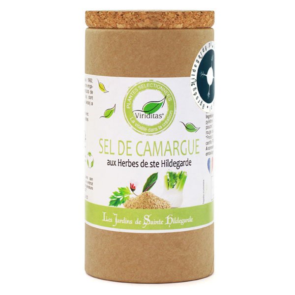 Przyprawy i zioła - Sól z ziołami św. Hildegardy 200g / Les Jardins de Sainte-Hildegarde