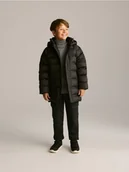 Kurtki i płaszcze dla chłopców - Reserved - Pikowana kurtka z puchem - czarny - miniaturka - grafika 1