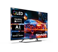 Telewizory - Sharp 55HR8765E 55" QLED 4K 144Hz Google TV - miniaturka - grafika 1