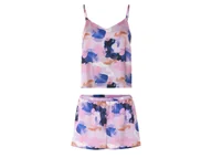 Piżamy damskie - esmara® Piżama satynowa damska (Akwarela, S(36/38)) - miniaturka - grafika 1