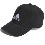 Czapki i chusty sportowe męskie - Czapka adidas Sportswear Embroidered Logo Lightweight Baseball IB3244 - czarna - miniaturka - grafika 1