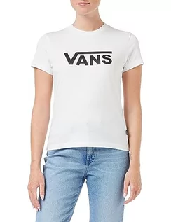 Koszulki i topy damskie - Vans Damska koszulka Drop V Ss Crew, biały, S - grafika 1