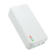 Powerbanki - Joyroom QP196 powerbank 30000mAh Dazzling Series 22.5W biały  - miniaturka - grafika 1