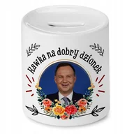 Skarbonki - Dla Górnika Skarbonka na Urodziny na Prezent` z Nadrukiem ze Zdjęciem + Opakowanie na prezent (wzór 01) - miniaturka - grafika 1