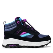 Buty dla dziewczynek - Trzewiki Skechers Let's Explore 302949L/BKMT Czarny - miniaturka - grafika 1