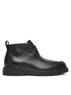 Botki męskie - Calvin Klein Trzewiki Combat Apron Mid Boot Lth YM0YM01445 Czarny - miniaturka - grafika 1