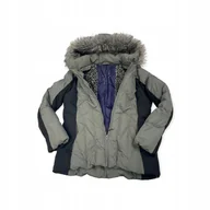 Kurtki damskie - Zimowa kurtka damska kaptur CALVIN KLEIN L - miniaturka - grafika 1