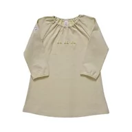 Sukienki - Eco by Naty Jednokolorowa sukienka haftowana - 74/80 - miniaturka - grafika 1