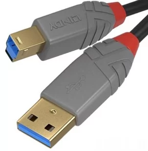 Lindy 36743 Kabel USB 3.0 typ A-B Anthra Line 3m LY-36743 - Kable USB - miniaturka - grafika 3