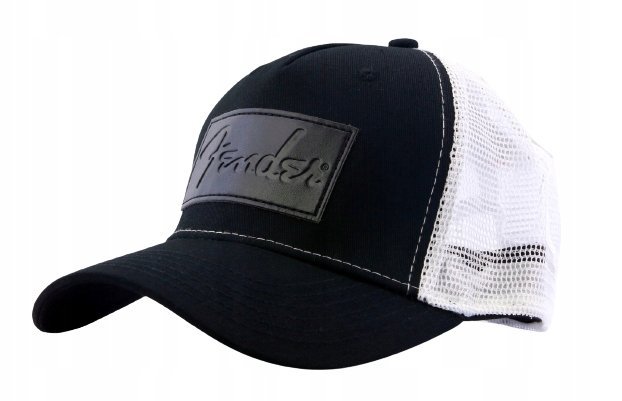 Czapka z daszkiem męska młodzieżowa Fender Gitara 54-59cm Haft Trucker Lato