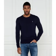 Swetry męskie - POLO RALPH LAUREN Wełniany sweter Regular Fit - miniaturka - grafika 1