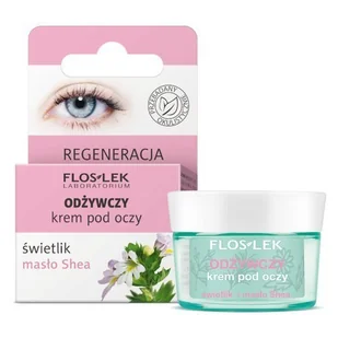 Flos-Lek Odżywczy krem pod oczy świetlik i masło Shea 15ml 41830-uniw - Kosmetyki pod oczy - miniaturka - grafika 1