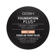 Podkłady do twarzy - Gosh Foundation Plus Creamy Compact Podkład w kompakcie 006 Honey 9g 1234605324 - miniaturka - grafika 1