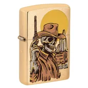 Trafika - Zapalniczka Zippo Wild West Skeleton Benzynowa - miniaturka - grafika 1