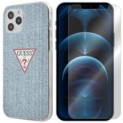 Etui i futerały do telefonów - Etui Do Iphone 12 / 12 Pro Guess Pokrowiec + Szkło - miniaturka - grafika 1