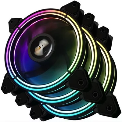 Darkflash Zestaw wentylatorów ARGB do komputera Darkflash CF11 Pro 3w1 120x120 (czarny) CF11 Pro 3in1