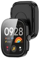 Akcesoria do smartwatchy - Bizon Etui ze szkłem do zegarka Case+Glass Watch do Xiaomi Redmi Watch 5, czarne - miniaturka - grafika 1
