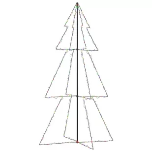 vidaXL vidaXL Ozdoba świąteczna w kształcie choinki, 300 LED, 120x220 cm - Oświetlenie świąteczne - miniaturka - grafika 1