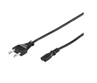 Kable komputerowe i do monitorów - Kabel zasilający MicroConnect Power Cord Notebook 3m Black PE030730 - miniaturka - grafika 1