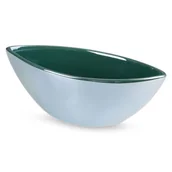 Tace i patery - Misa Dekoracyjna Z Dolomitu Bento 30X12X12 Turkusowa - miniaturka - grafika 1