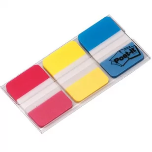 Post-It 3M Zakładki indeksujące do archiwizacji (686-RYB), PP, silne, 38x25mm, 3x22 kart., mix kolorów 3M-XA004806312 - Zakładki indeksujące - miniaturka - grafika 2