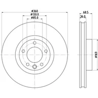 Tarcze hamulcowe - Tarcza hamulcowa HELLA PAGID 8DD 355 123-191 - miniaturka - grafika 1
