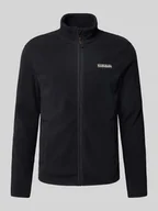 Bluzy męskie - Bluza rozpinana z nadrukiem z logo - miniaturka - grafika 1