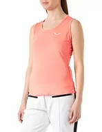 Koszulki i topy damskie - Salewa Tank top damski Pedroc 3 Dry W, Fluo Coral Melange, 34/42 PL - miniaturka - grafika 1
